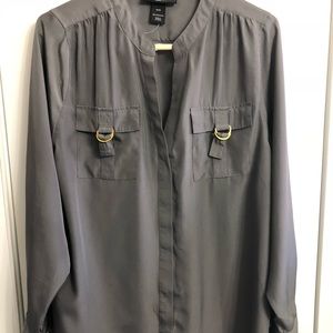 Lane Bryant - Grey Blouse